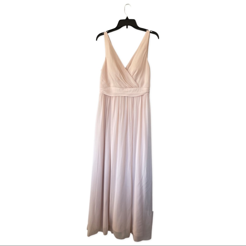 Adrianna Papell blush/pink maxi dress